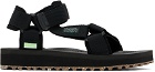 Suicoke Black DEPA-2Cab-ECO Sandals