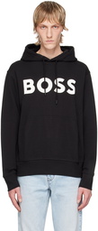 BOSS Black Drawstring Hoodie