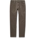 Todd Snyder - Slim-Fit Garment-Dyed Cotton-Blend Corduroy Trousers - Green