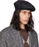 AFTER PRAY Gray Paneled Beret