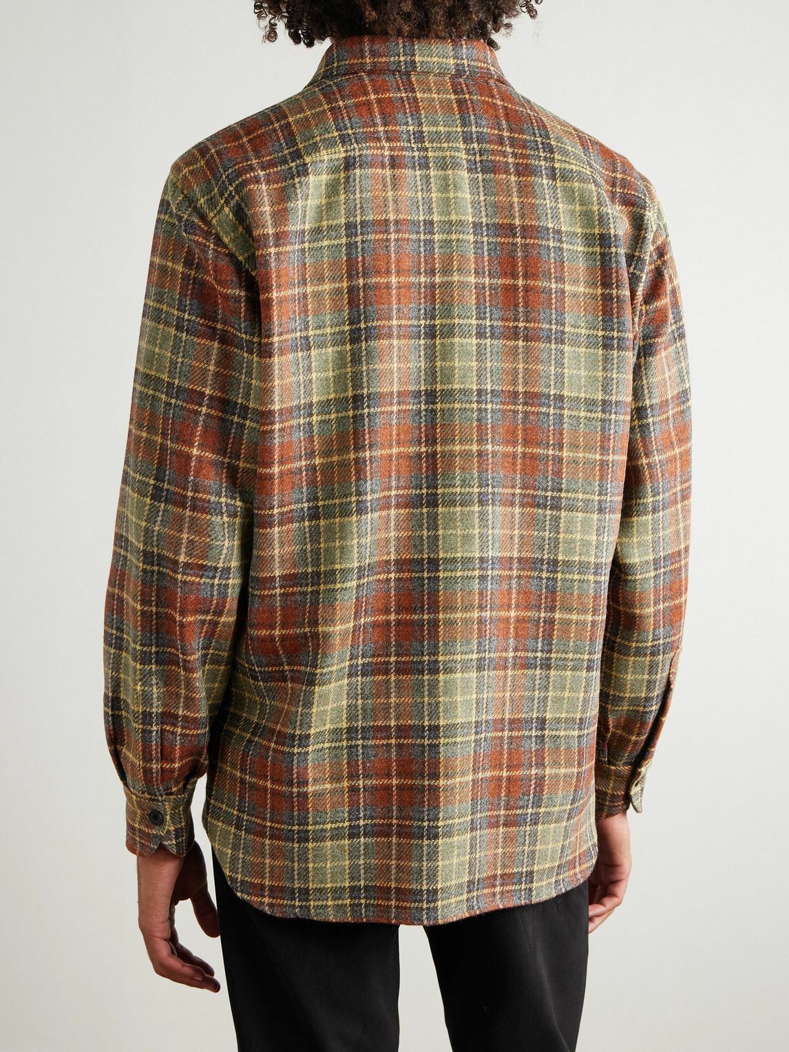 Rubinacci - Checked Wool Shirt - Green
