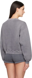 alexanderwang.t Gray Puff Logo Sweatshirt