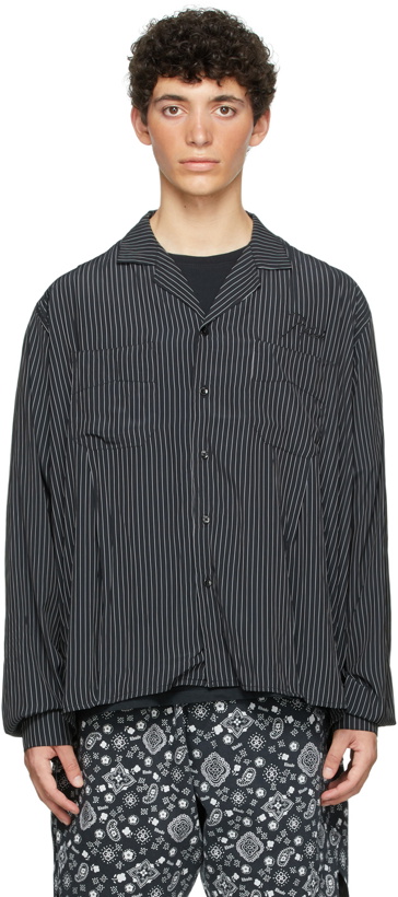 Photo: Rhude Black Striped Trooper Shirt