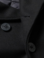 Schott - Melton Wool-Blend Peacoat - Black