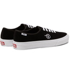 Vans - UA Authentic Circle V Embroidered Suede Sneakers - Men - Black