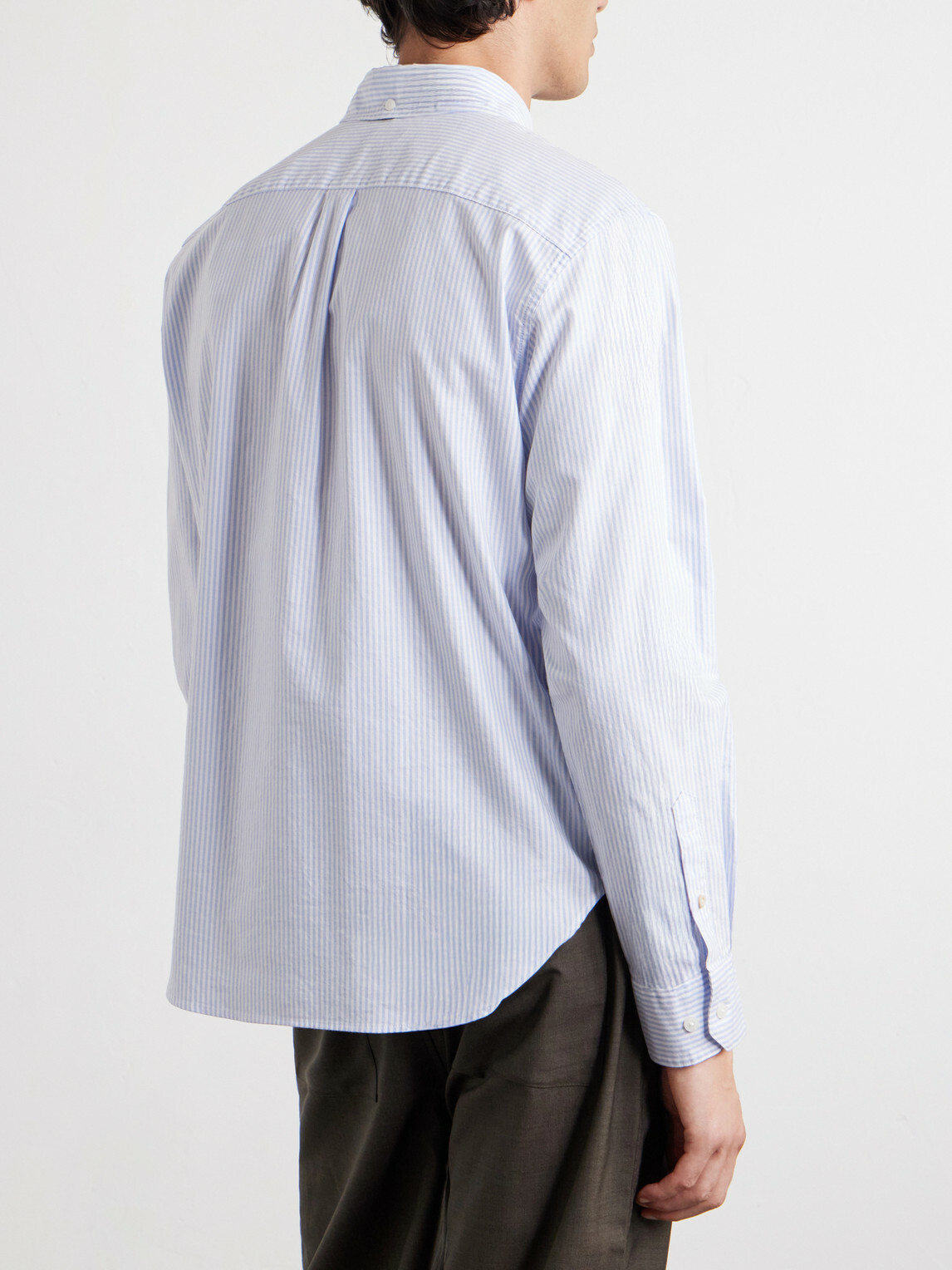 Rag & Bone - Button-Down Collar Cotton-Poplin Shirt - Blue