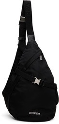 Off-White Black Nylon Outdoor Slingbag Backpack