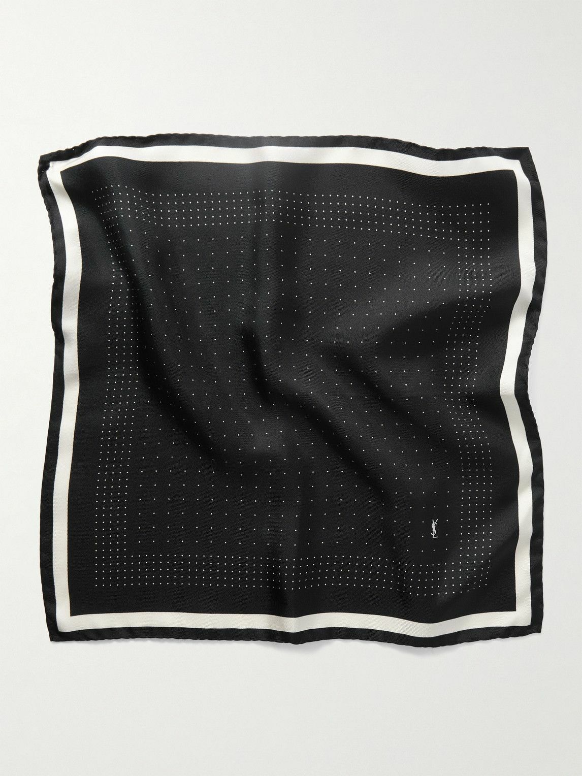 SAINT LAURENT - Printed Silk-Twill Scarf