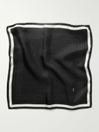 SAINT LAURENT - Printed Silk-Twill Scarf