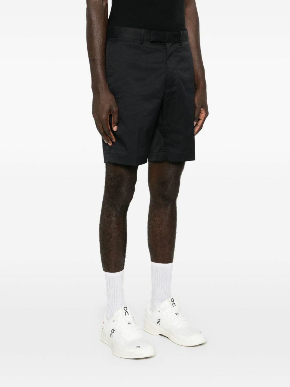 RLX Ralph Lauren Black Tailored Bermuda Shorts