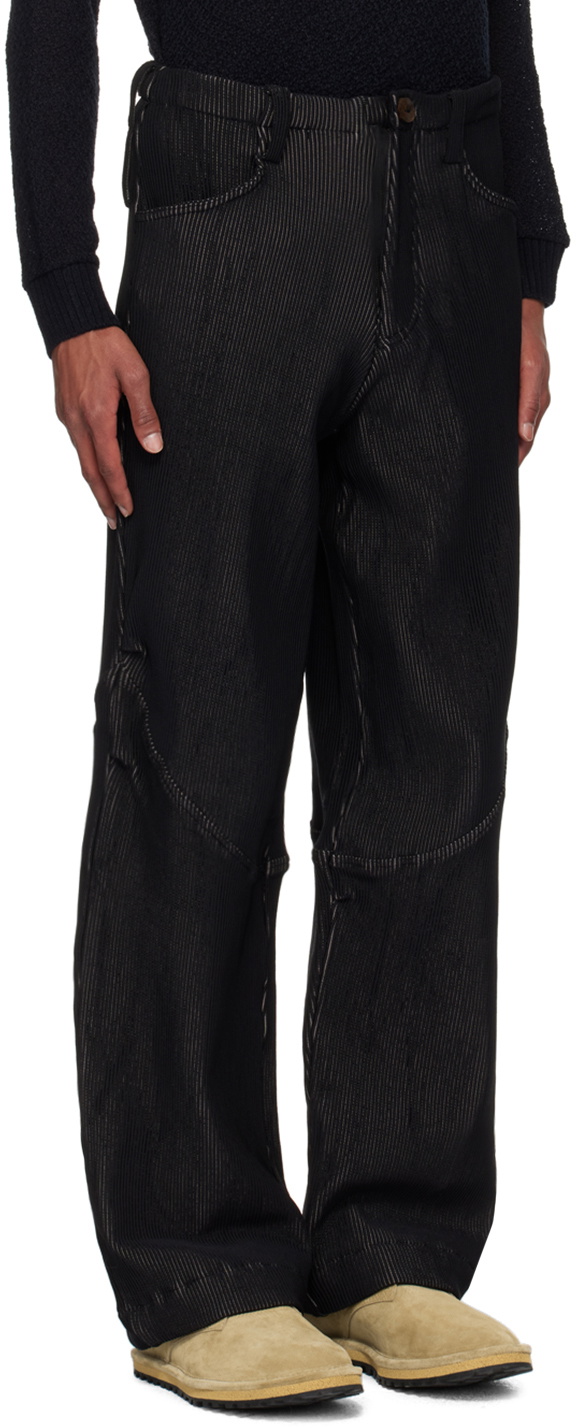 Isa Boulder SSENSE Exclusive Black Blaze Trousers