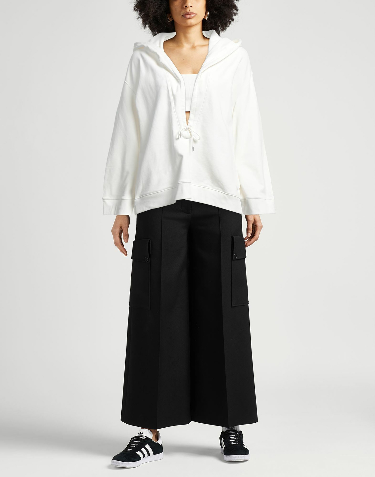 Courrèges Womens Sweatshirt Ivory