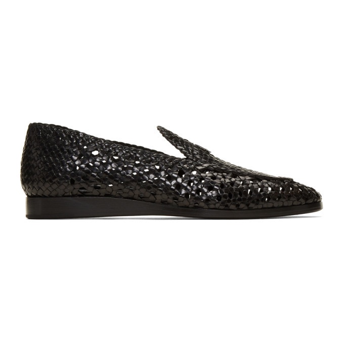 Photo: 1017 Alyx 9SM Black Woven St. Marks Loafers