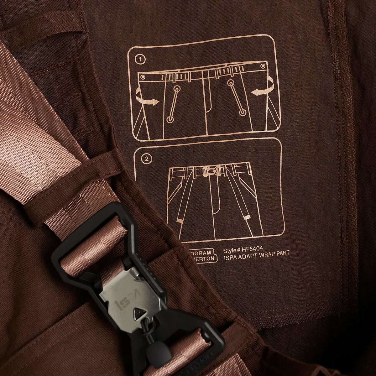 Nike ISPA Adapt Wrap Pant in Earth/Smokey Mauve Nike