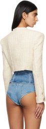 GCDS Off-White Cropped Jacket