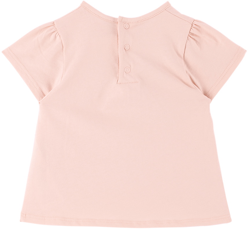 Chloé Baby Pink Bonded T-Shirt Chloe