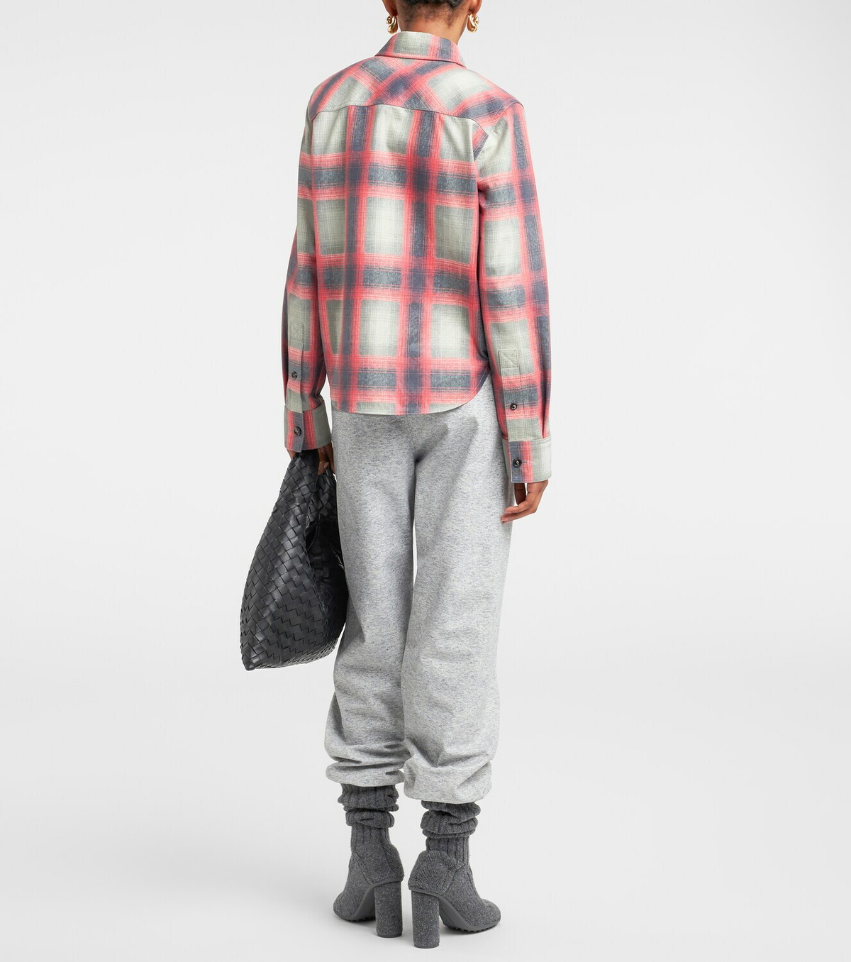 Bottega Veneta Trompe l'œil leather shirt jacket