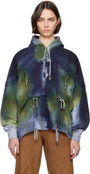 Collina Strada Navy & Green Burst Hoodie