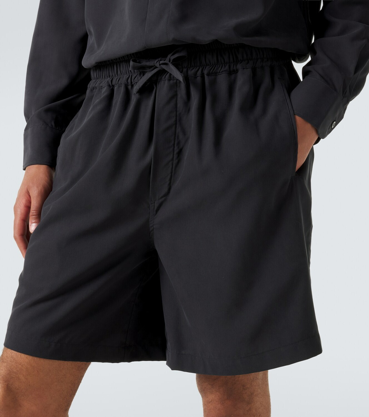 Saman Amel Henri silk shorts