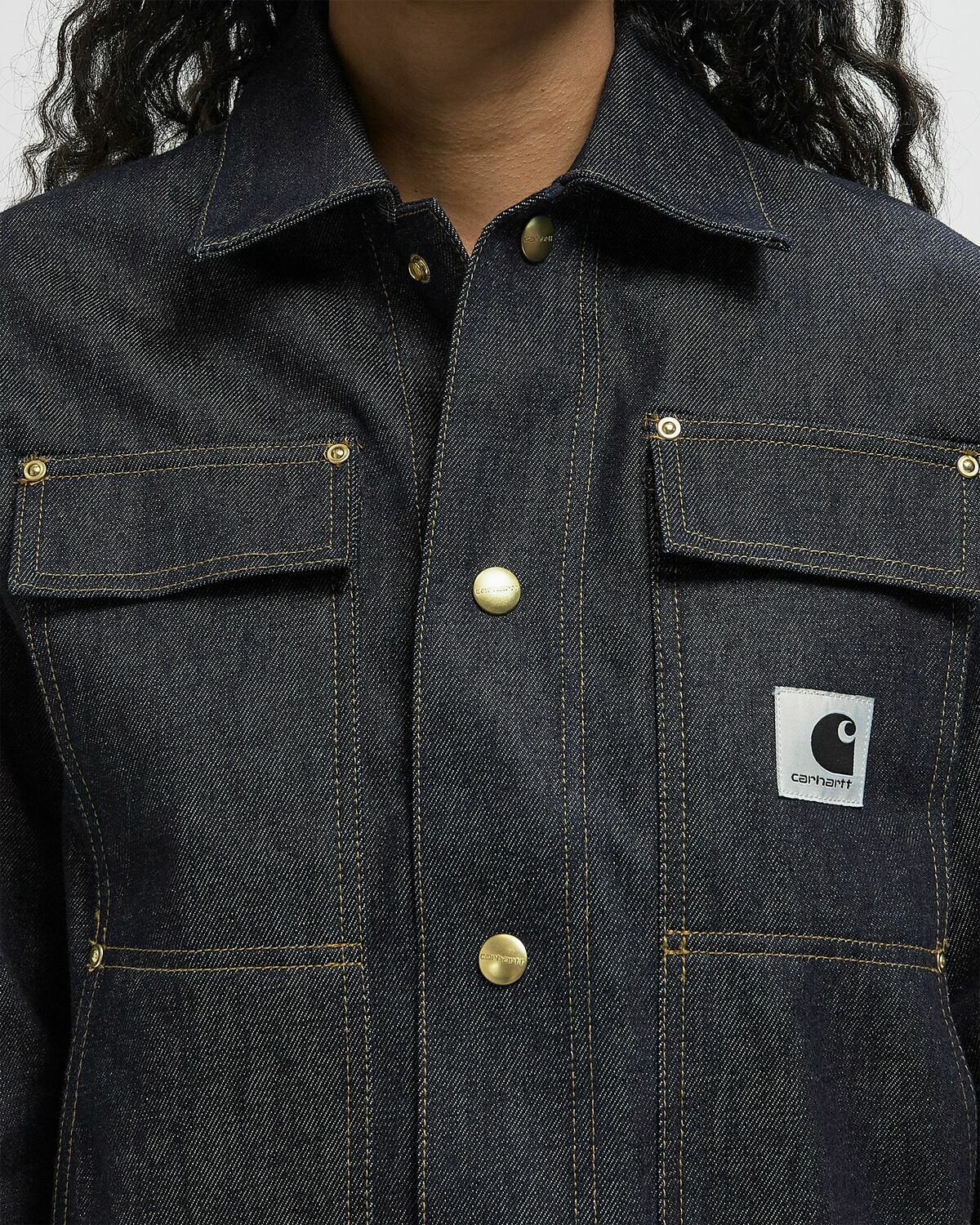 Carhartt WIP OG Arctic Jacket Blue Womens Denim Jacket