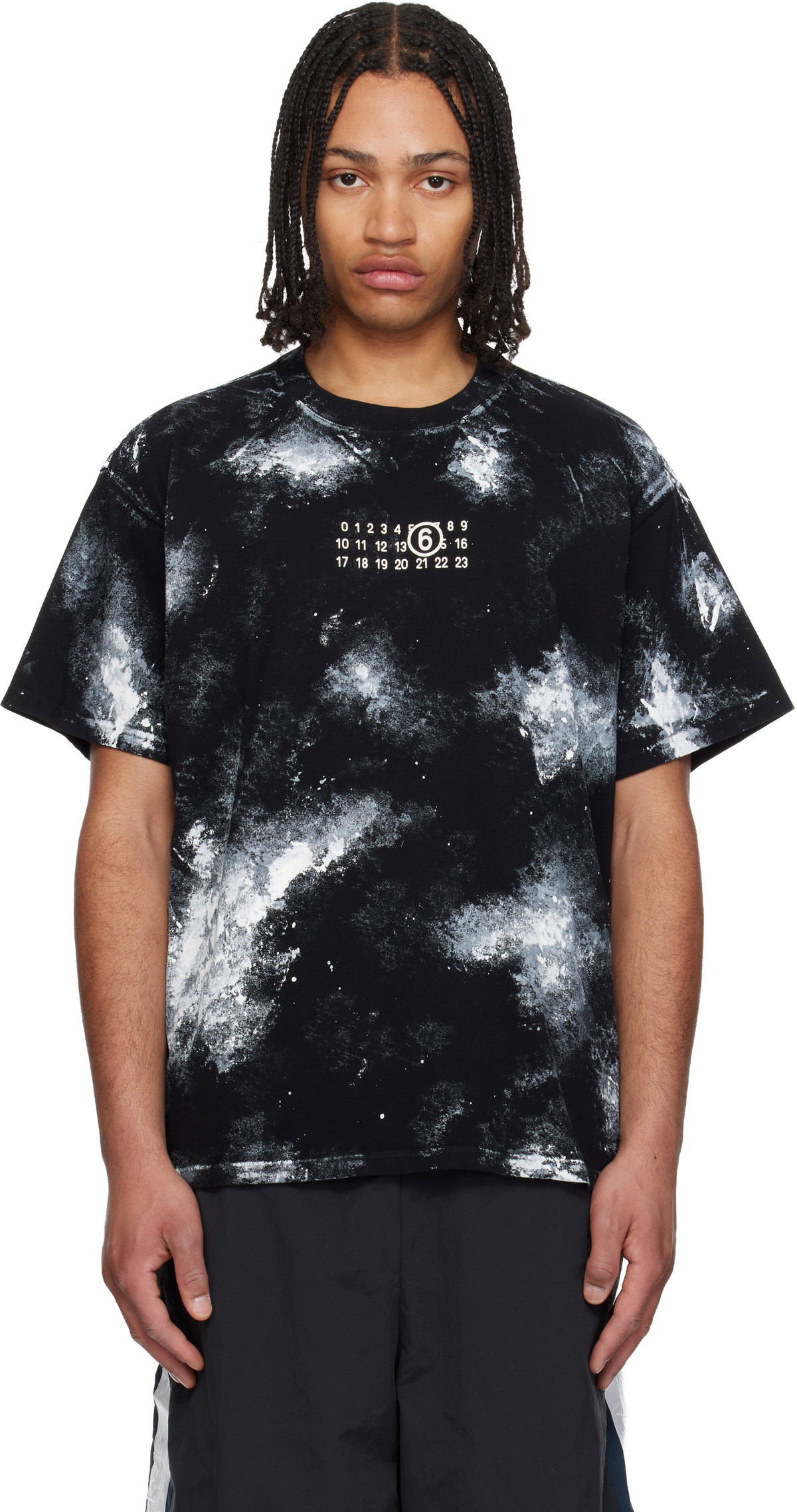 MM6 Maison Margiela Black Backstage Pass T-Shirt MM6 Maison Margiela