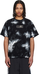 MM6 Maison Margiela Black Paint Splatter T-shirt