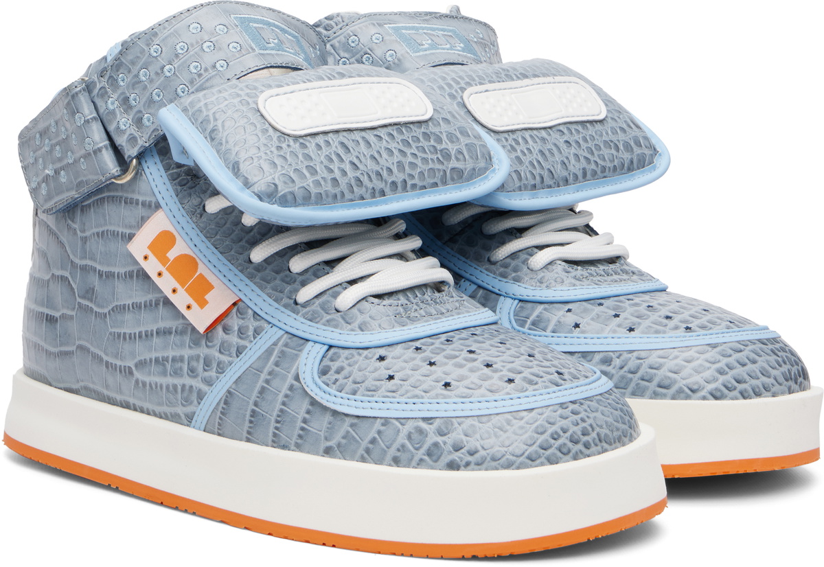 PDF Blue Stella High Croc Sneakers