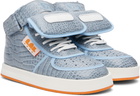 PDF Blue Stella High Croc Sneakers