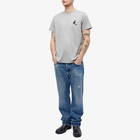 Isabel Marant Men's Zafferh Small Logo T-Shirt in Light Grey