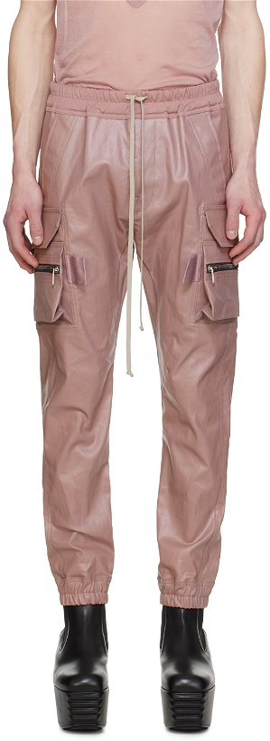 Photo: Rick Owens Pink Mastodon Denim Cargo Pants