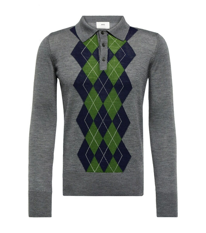 Photo: Ami Paris Argyle wool sweater