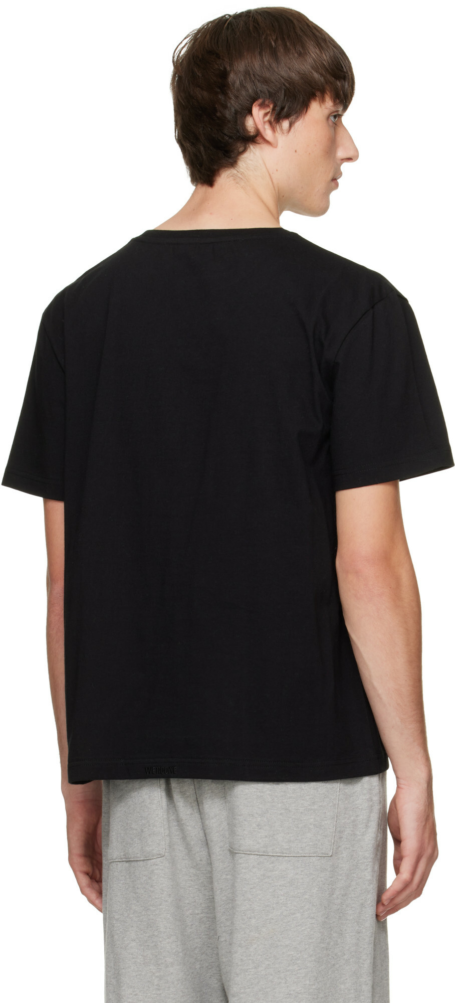 We11done Black Glowstar T-shirt