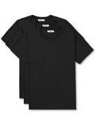 CDLP - Three-Pack Lyocell and Pima Cotton-Blend Jersey T-Shirts - Black