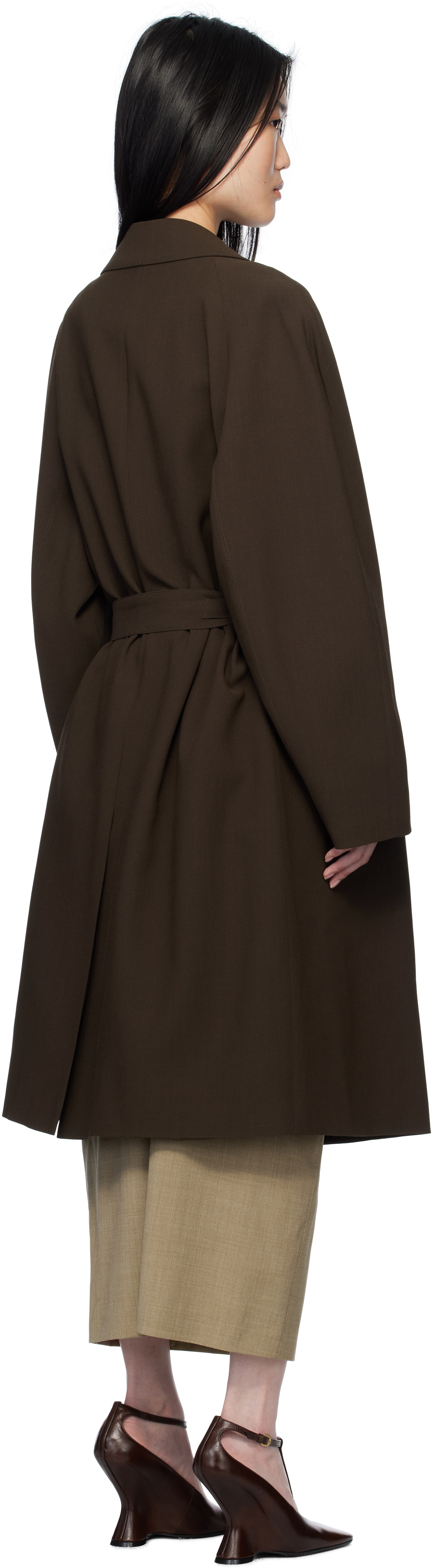 LE17SEPTEMBRE Brown Belted Coat