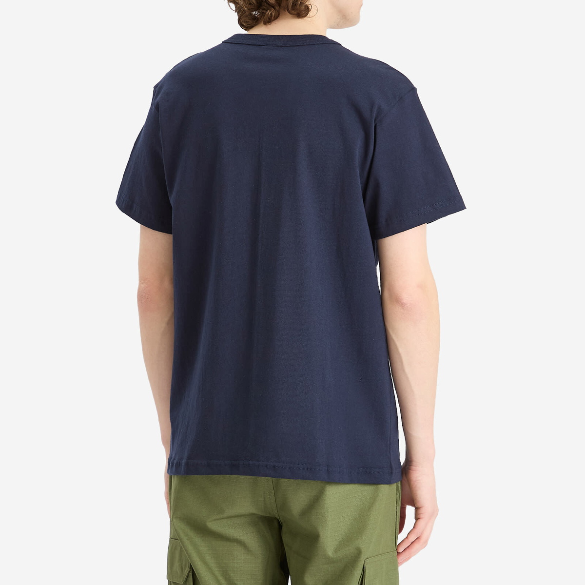 Randy's Garments Men's Logo Pocket T-Shirt in Navy