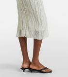 Róhe Cotton-blend midi skirt