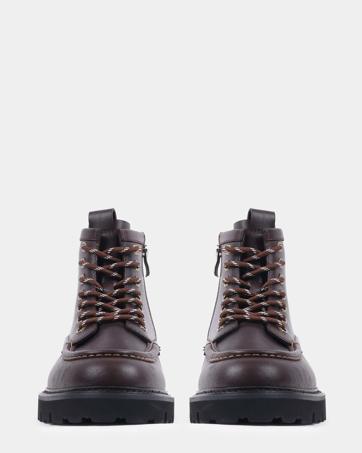 Steve Madden Mateo Boots in Dark Brown