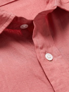 Drake's - Linen Shirt - Pink