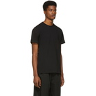 Neil Barrett Black Stripes and Lightning Bolt T-Shirt