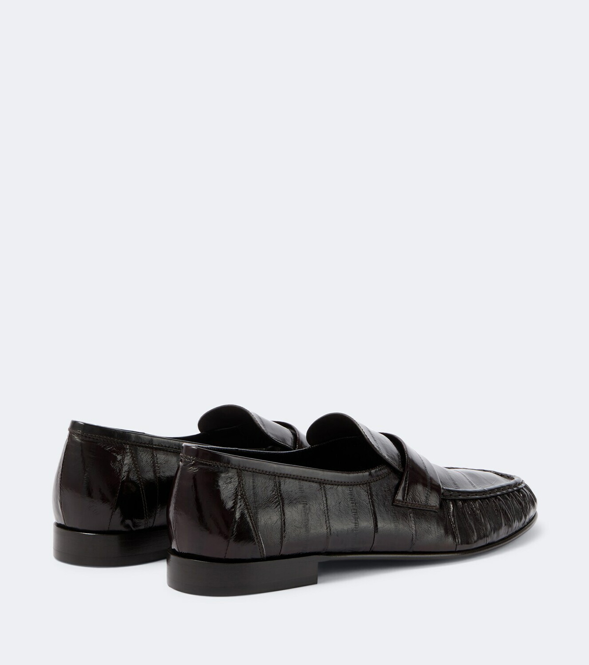 The Row Soft eel leather loafers