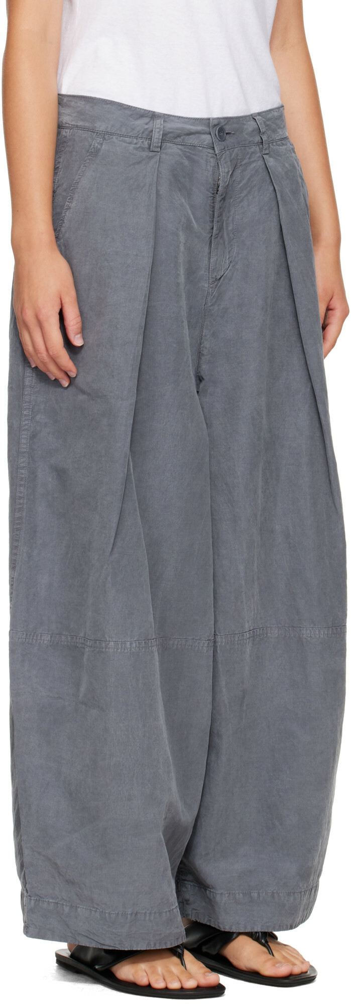 YMC Gray Deadbeat Trousers