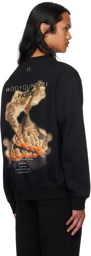 Wooyoungmi Black Volcano Back Sweatshirt