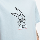 Awake NY Men's Bunny T-Shirt in Sky Blue