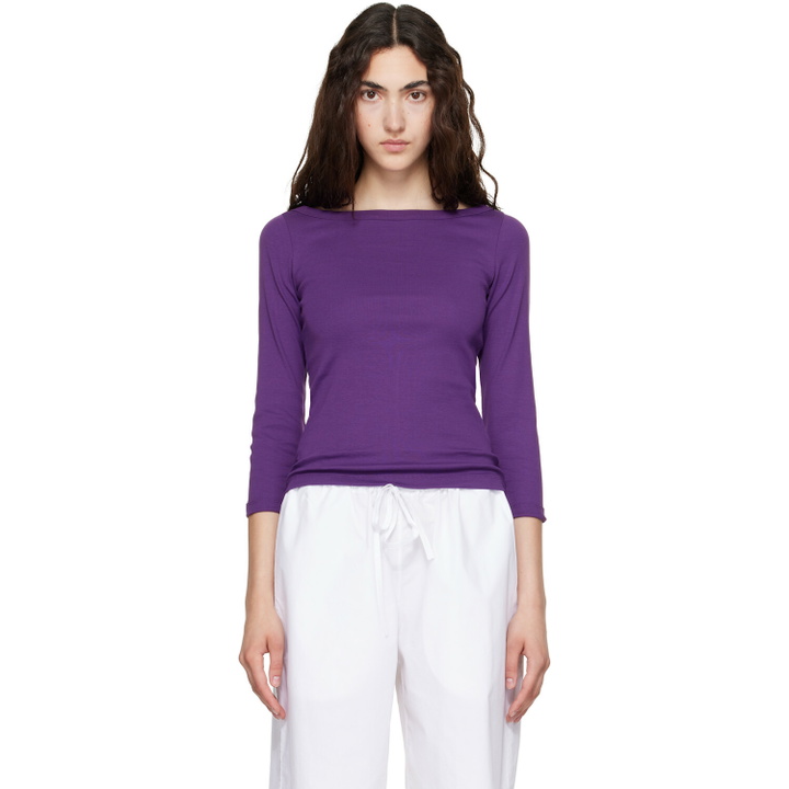 Photo: FLORE FLORE Purple Steffi T-shirt