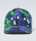 Marni - Embroidered cotton baseball cap