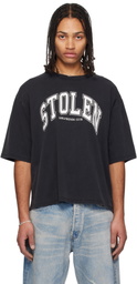 Stolen Girlfriends Club Black 'Stolen' Varsity T-shirt