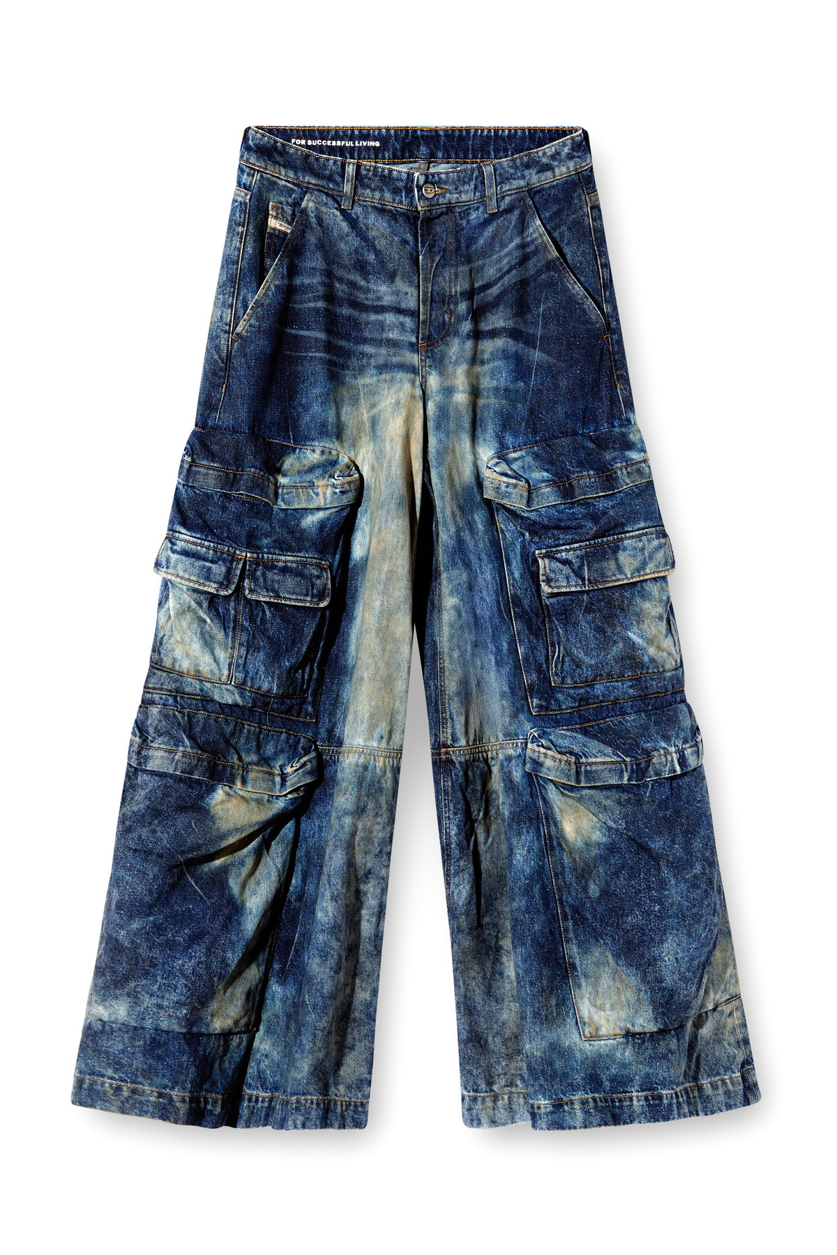 Diesel Relaxed Jeans - D-Giappo - Jeans - Unisex - Blue