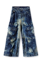 Diesel Relaxed Jeans - D-Giappo - Jeans - Unisex - Blue