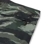 TOM FORD - Slim-Fit Short-Length Camouflage-Print Swim Shorts - Green