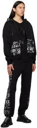 Versace Jeans Couture Black Doodle Hoodie